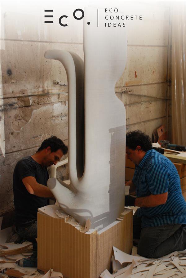 用紙材料3D打印實(shí)現(xiàn)高難度的混凝土造型