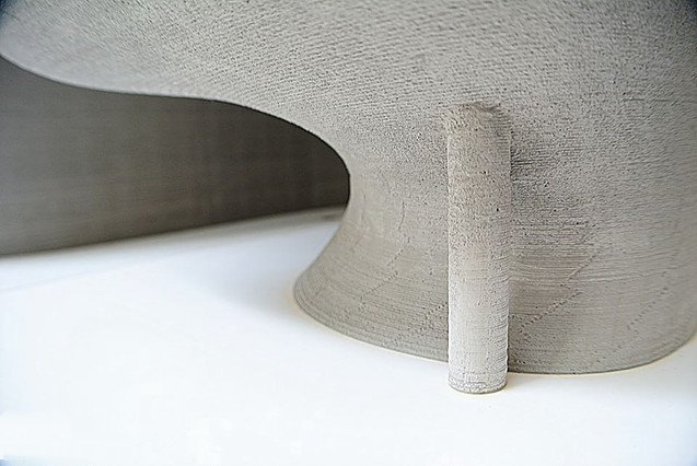用紙材料3D打印實(shí)現(xiàn)高難度的混凝土造型