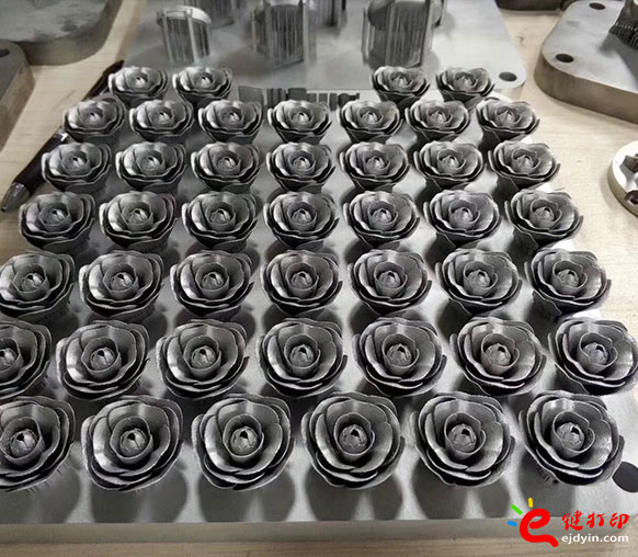 3D打印金屬花朵工藝品1