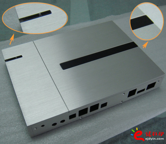 播放器外殼(拉絲+發黑)鈑金加工1